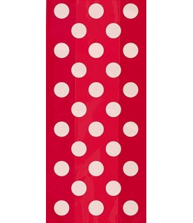 20 Red Polka Dots Cello Bags