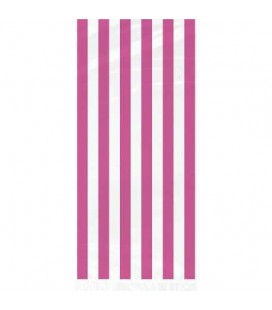 20 Magenta Stripe Cello Bags