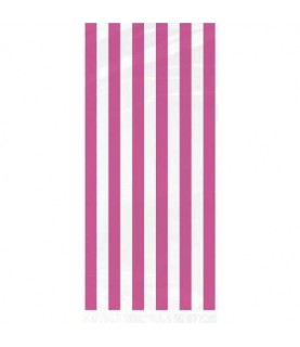 20 Magenta Stripe Cello Bags