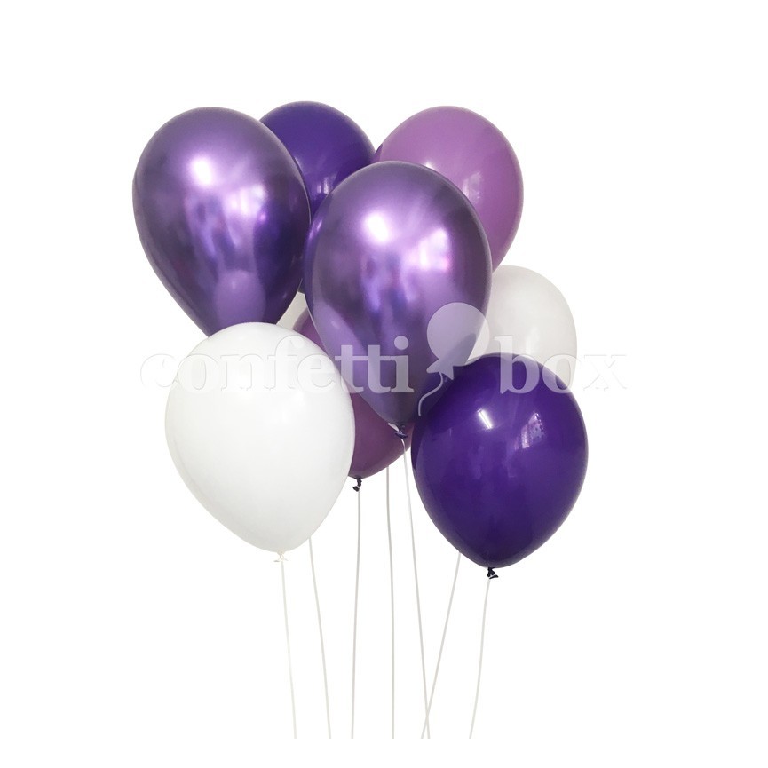 Balloon Bouquet Purple Rain