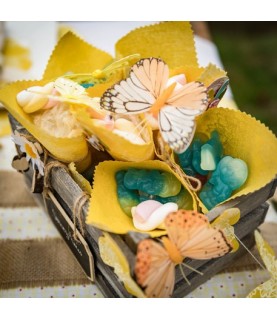 10 Assorted Butterflies Yellow/Orange