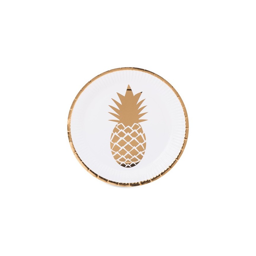 Assiettes Ananas 23cm Assiettes Ananas 23cm