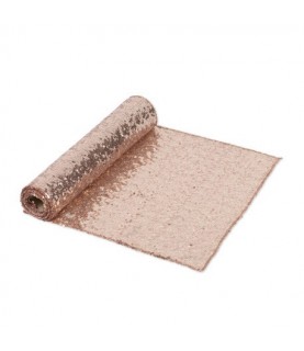 Rose Gold Sequins Table Runner