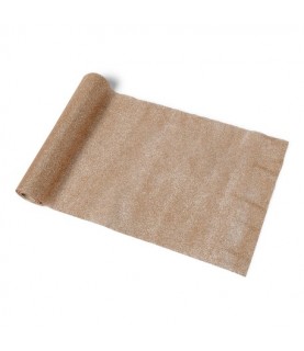 Shiny Glitter Champagne Table Runner