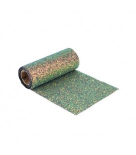 Iridescent Blue Glitter Table Runner