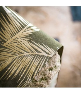 Gold Fern Flocking Table Runner