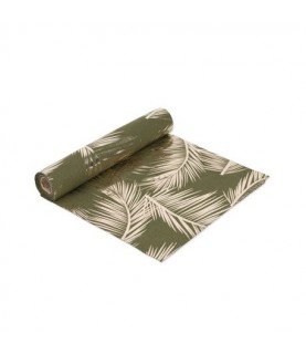 Gold Fern Flocking Table Runner