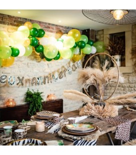 Zebra Suede Table Runner