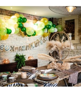 Zebra Suede Table Runner