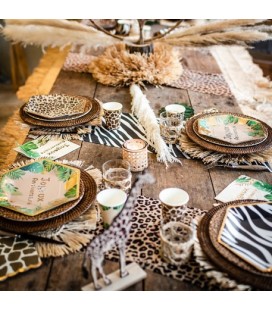 Leopard Suede Table Runner