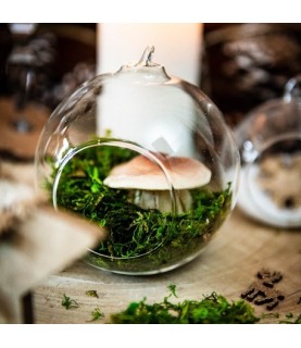 Boule de Verre Ouverte 8cm