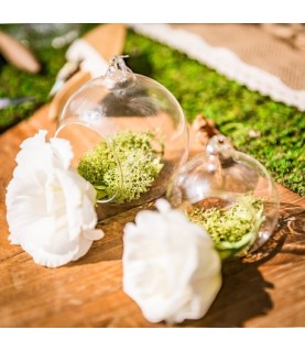 Glass Open Ball 8cm