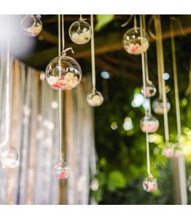 Glass Open Ball 8cm