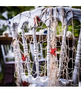 Fish Net with Seashells