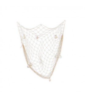 Fish Net with Seashells