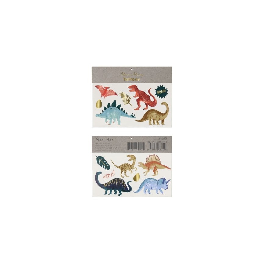 Temporary Tattoos of Kingdom of Dinosaurs