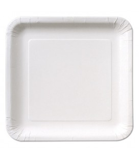 14 Grandes Assiettes Blanches