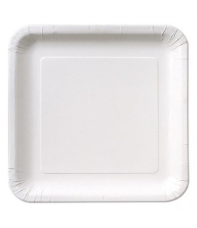 14 Grandes Assiettes Blanches