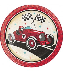 Vintage Rennauto-Essteller