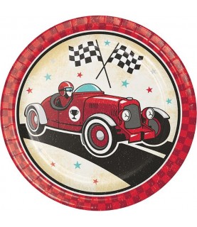 Vintage Rennauto-Essteller