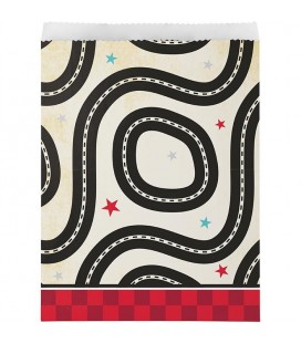 Vintage Race Car Party Treat Bags