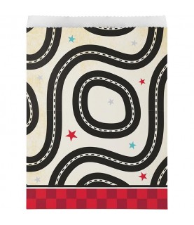 Vintage Race Car Party Treat Bags