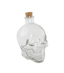 Flacon Verre Tête de Mort