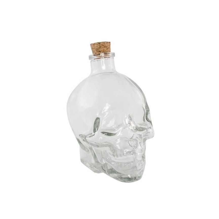 Skull Glass Bottle