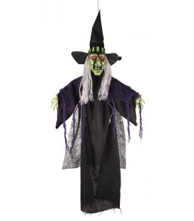 Animated Hanging Witch