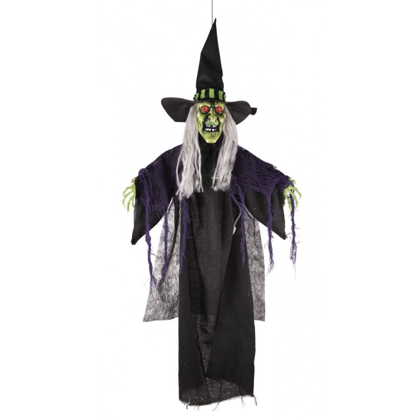 Animated Hanging Witch
