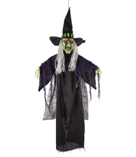 Animated Hanging Witch