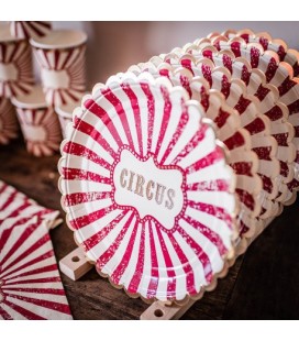 Assiettes Cirque Vintage