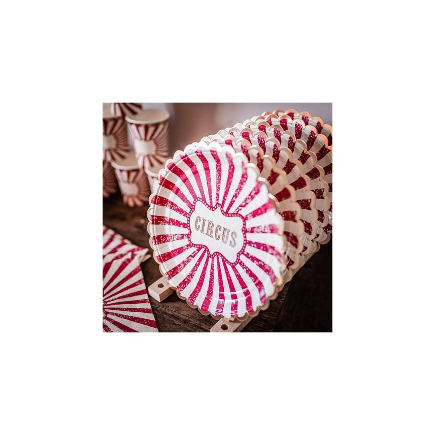 Assiettes Cirque Vintage