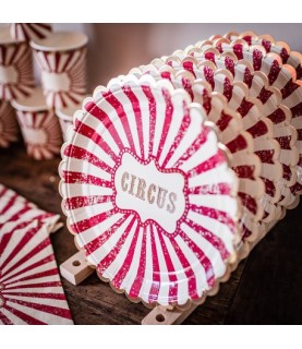Assiettes Cirque Vintage