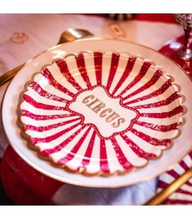 Assiettes Cirque Vintage