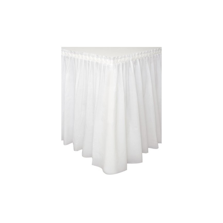 White Tableskirt