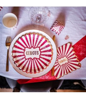 Serviettes Cirque Vintage