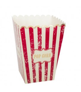 8 Popcorn Boxes Vintage Circus
