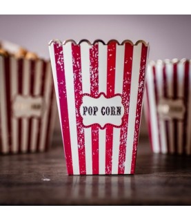 8 Popcorn-Schachteln Vintage Circus