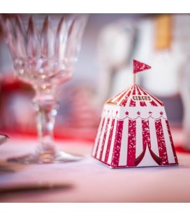 8 Treat-Schachteln Vintage Circus