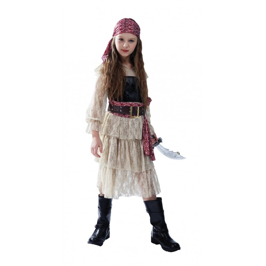 Lace Pirate Girl Costume
