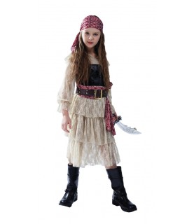 Lace Pirate Girl Costume