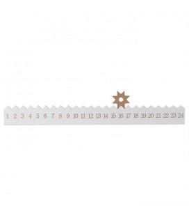 Wooden Reusable Advent Calendar Star