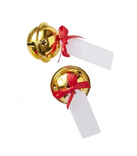 Gold Bell Place Card Holder