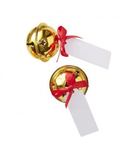 Gold Bell Place Card Holder
