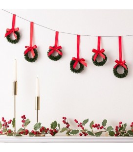 Christmas Wreath Bunting