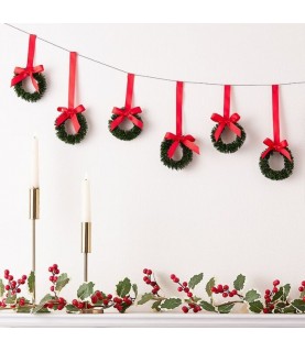 Christmas Wreath Bunting