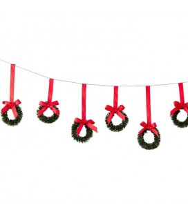 Christmas Wreath Bunting