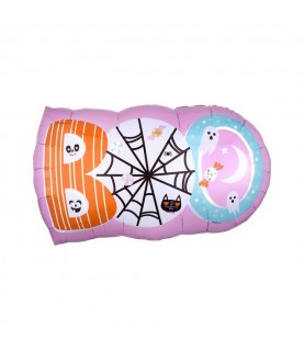 BOO Pink Halloween Folienballon