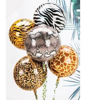 Snake Sphere Orbz Foil Balloon